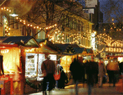 Nikolausmarkt in der Bad Godesberger Fußgängerzone