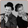 &raquo;Zwei wie Dick & Doof&laquo; der Comedy-Walkact