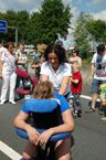Shiatsu-Druckpunkt-Massagen auf meinem Massage-Stuhl