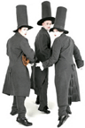 Historisches Fotografen-Trio
