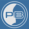 PB-Logo, 2D, negativ