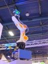 Roboter mit  Laserprojektor