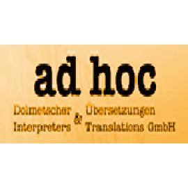 ad hoc Dolmetscher & Übersetzung en - Interpreters &Translations GmbH ad hoc Dolmetscher & Übersetzung en - Interpreters &Translations GmbH