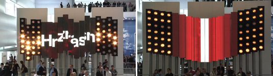 Weltpremiere einer Hydraulikanlage f�r BMW-Stand auf der IAA