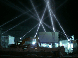 A&O Technology illuminierte Event auf dem Kitzsteinhorn
