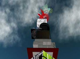 ideea_virtual island l�st Turm in Second Life auf