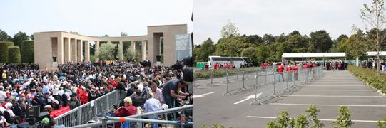 Logistische Meisterleistung - eps liefert Infrastruktur f�r Feierlichkeiten anl�sslich des 65. Jahrestages der Normandielandung