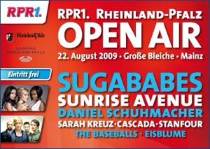Mehr als 60.000 Besucher auf dem RPR1. Rheinland-Pfalz Open Air 2009