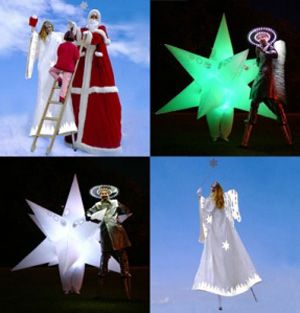 Weihnachten mit ZEBRA Stelzentheater