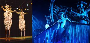 Revue Mystique mit ZEBRA Stelzentheater in Ismaning