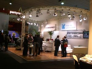 dlp-motive konzipierte Messestand auf �Best of Events`
