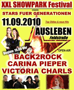 1. XXL SHOWPARK FESTIVAL (�) mit CARINA PIEPER