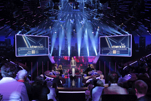 'Star Quiz' gl�nzt mit 420 Metern Barco MiSTRIP, Vari*Lite, De Sisti, ETC und MA Lighting