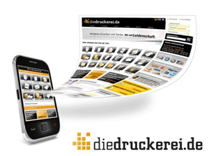 Vorreiter Onlineprinters GmbH er�ffnet ersten mobilen Onlineshop f�r Drucksachen