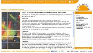 Menschen � Emotionen � Erlebnisse mit neuer Website