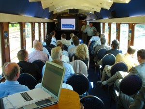 Sonderzüge von rail event sind bestens geeignet für Firmenevents und Incentives