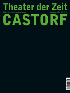 Castorf-Arbeitsbuch Theater der Zeit