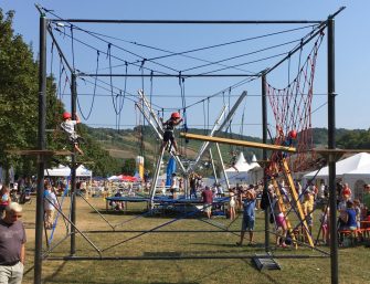 Erster mobiler Hochseilgarten im Flightcase