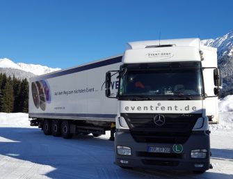Mietmöbel von Event Rent auf „Art on Ice“-Tour