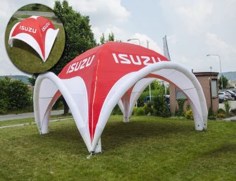 Aufblasbare Zelte ohne Gebläse als Eventlocation von no problaim