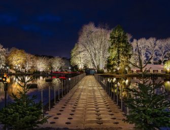 Schwimmpontons schaffen eine zusätzliche Dimension für Events