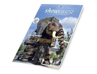 Straßentheater & Tagungsorte in der neuen Ausgabe von showcases