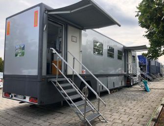 Büromobile mieten von FITOUT: Fahrende Arbeitsstätten ohne Baugenehmigung