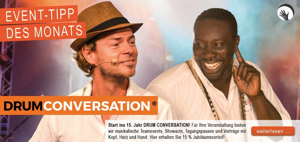 132949_Juni_Event-Tipp-des-Monats: DRUM CONVERSATION