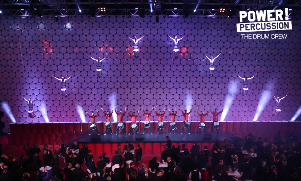 POWER! PERCUSSION THE DRUM CREW Drumshows, Inszenierung &