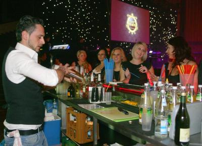 Barkeeper in Aktion