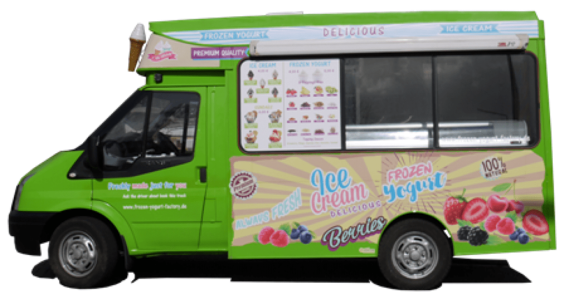 Frozen Yogurt&amp;Ice Cream Truck