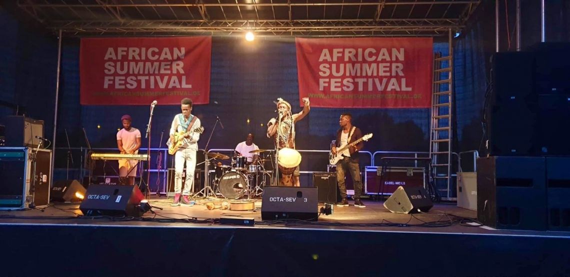 Mimshack auf dem African Summer Festival