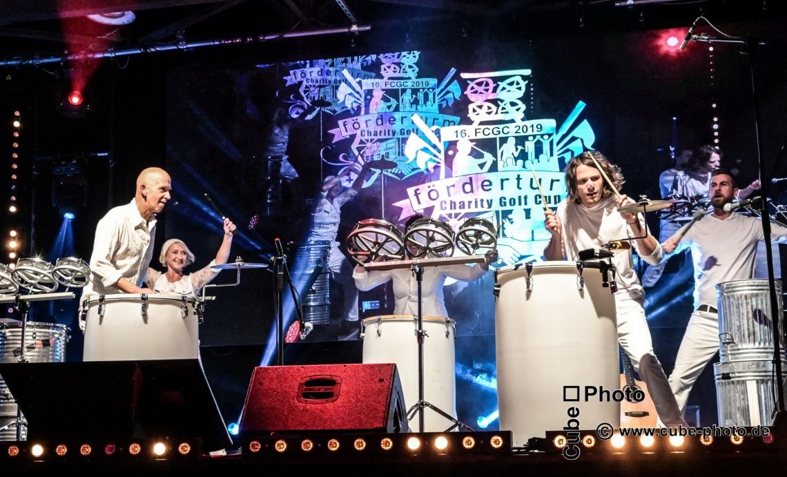 Spendengala Förderturm Essen LED drums