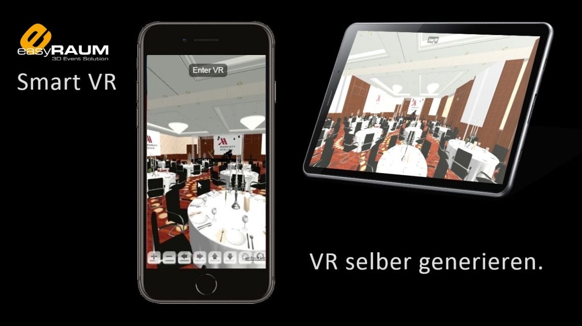 easyRAUM integriert Virtual Reality und Smart-VR 