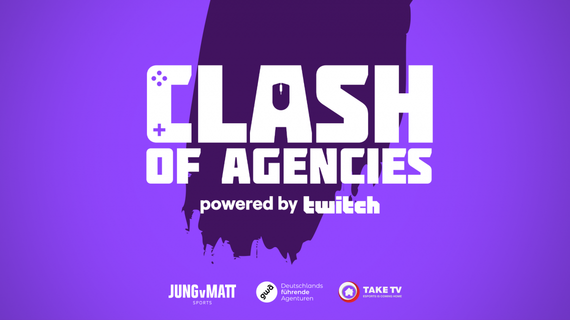 Twitch wird Hauptsponsor des »Clash of Agencies« und streamt das gesamte E-Sports-Turnier der Agenturen