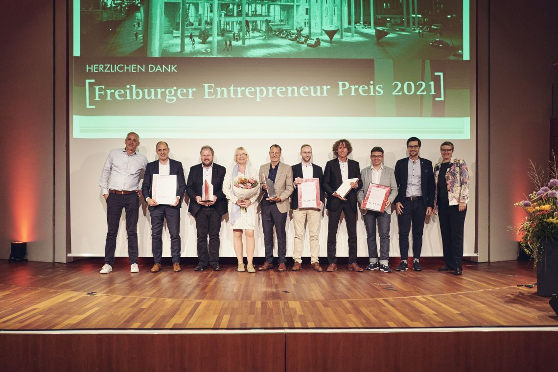 Verleihung des Freiburger Entrepreneur Preis 2021
