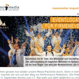 Der memoLetter: Deine Eventbranchennews im August 2023
