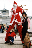 PICO BELLO´s größter Nikolaus der Welt und seine Clownsmarionette!