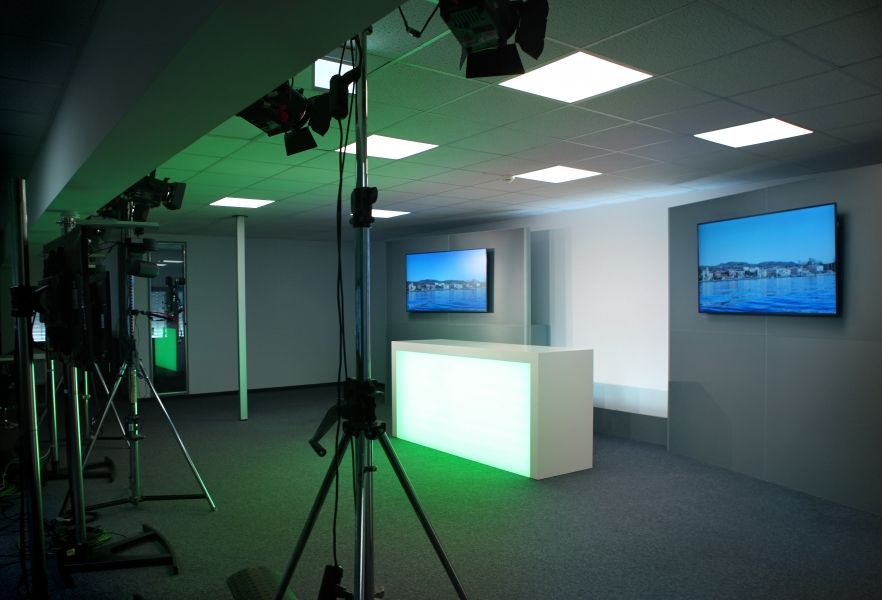Das TV-Studio im Sinus-Office