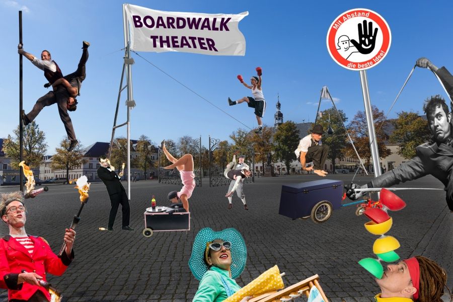 Boardwalk Theater - Straßentheater mit Hygienekonzept